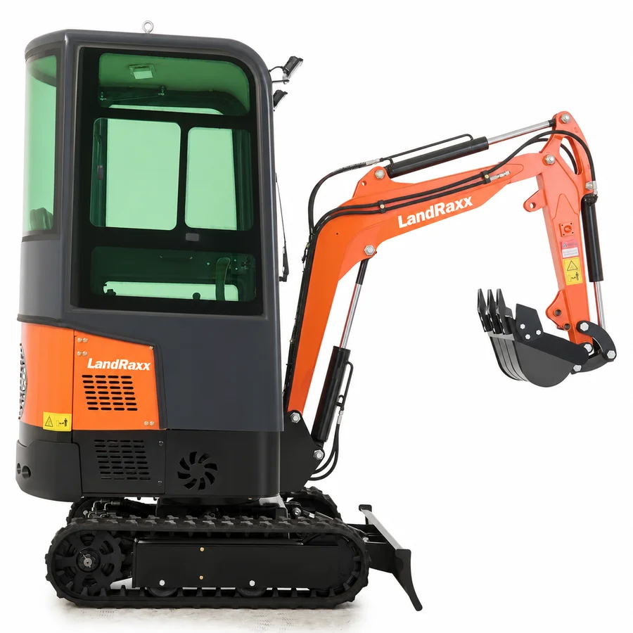 LandRaxx Enclosed Cab Excavator