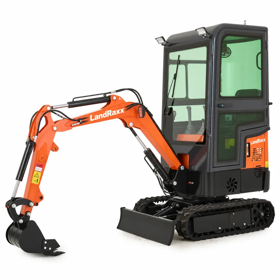 LandRaxx Enclosed Cab Excavator — view 2
