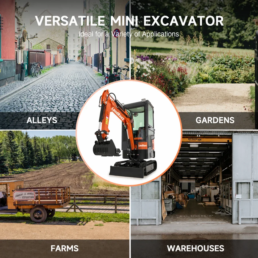 LandRaxx Enclosed Cab Excavator — view 9