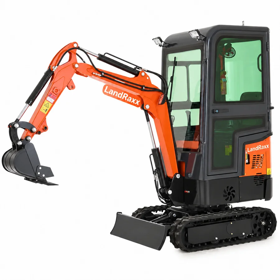LandRaxx Enclosed Cab Excavator — view 12