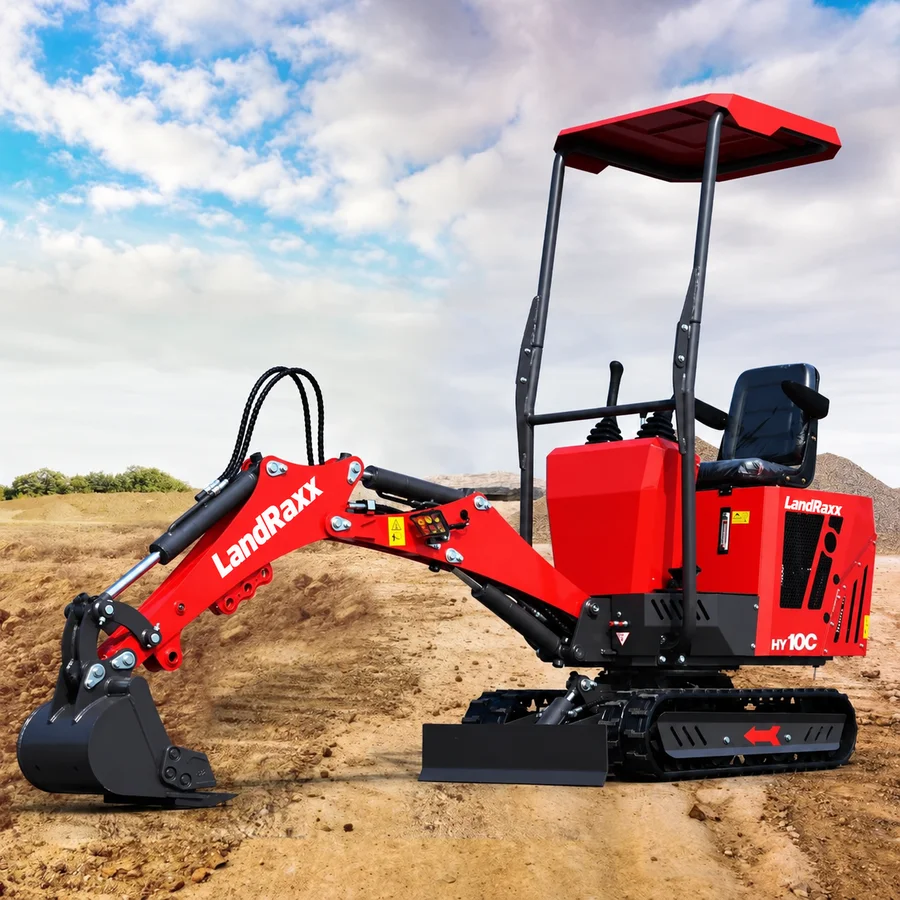 LandRaxx HY10C Mini Excavator — view 3