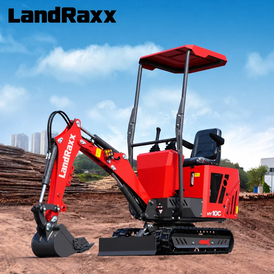 LandRaxx HY10C Mini Excavator — view 4