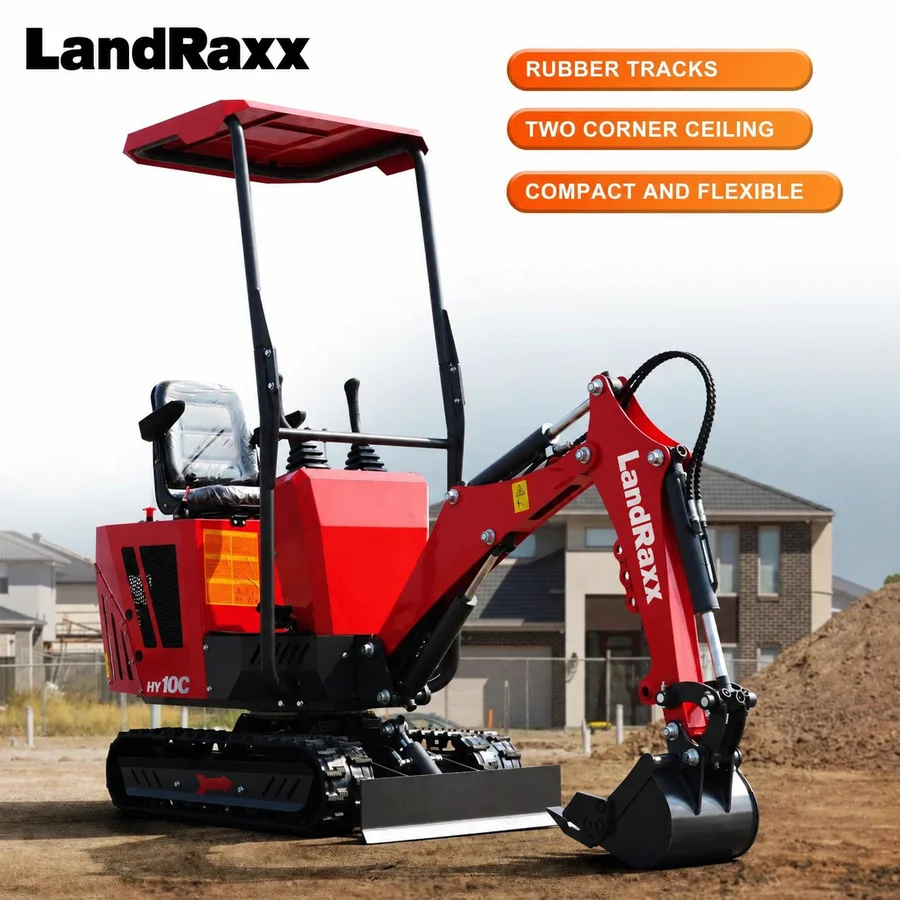 LandRaxx HY10C Mini Excavator — view 9